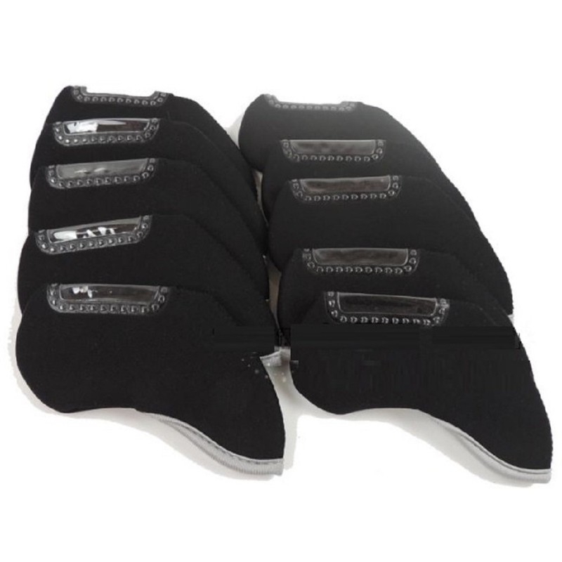 Golf Iron Head Cover Count Visible Window with Soft Material