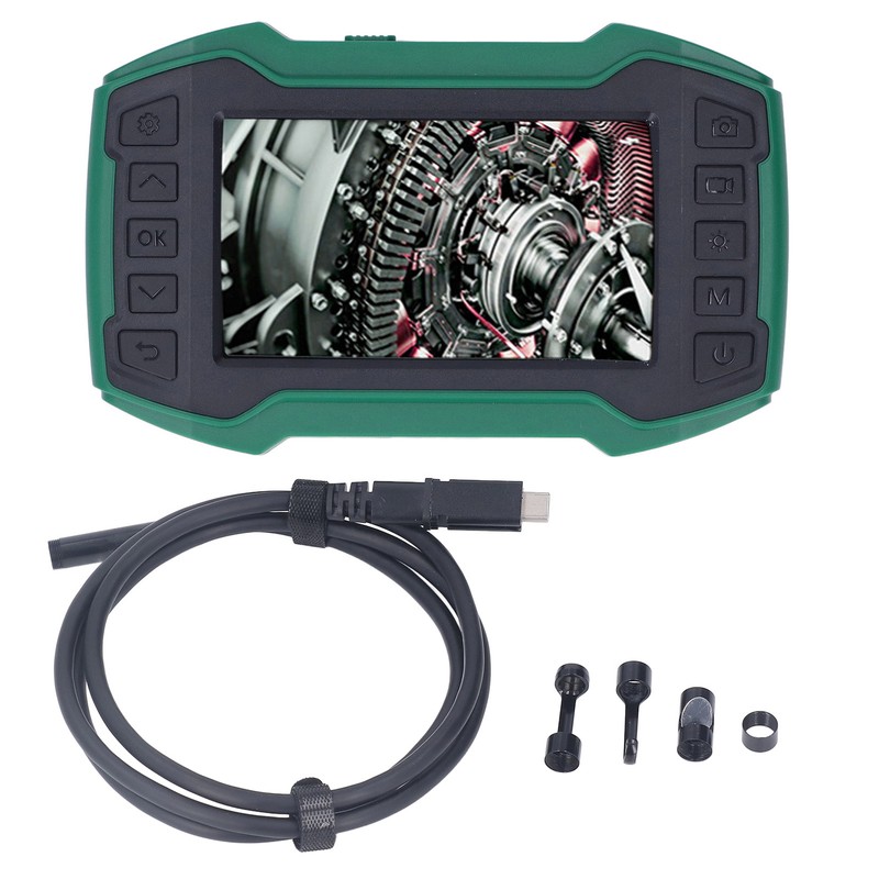 Dual Lens Endoscope Industrial 1080P HD 4.5in IPS Screen Borescope