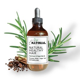Hair Growth oil- Plant based ingredients Haircare Neutra natural rosemary oil Scalp Health Thickening - size: 4oz