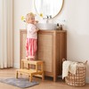 Bamboo Step Stools for Adults Kids, 2 Step Stool for