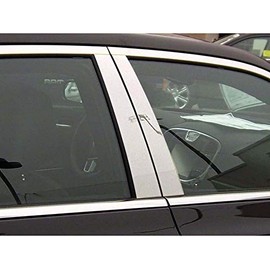 QAA is Compatible with 2011-2020 Chrysler 300 4 Piece Stainless Pillar Post Trim PP51760