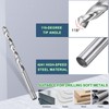 METALLIXITY Drill Bit (6.2mm) 10Pcs, 4241 High-Speed Steel Straight Shank
