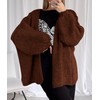 PRETTYGARDEN Womens Oversized Cardigan Sweaters 2025 Fall Long Lantern Sleeve