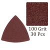 Kozelo 30pcs Mouse Sander Detail Sandpaper - [ 100 Grit,