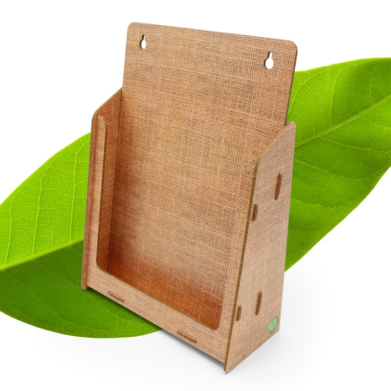 stableco 1x Ecological Wall Brochure Stand DIN A4 Vertical 1