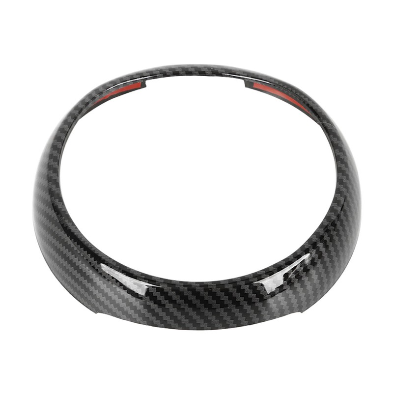 Car Dashboard Cover Edge Trim Decoration Ring Carbon Fibre Style