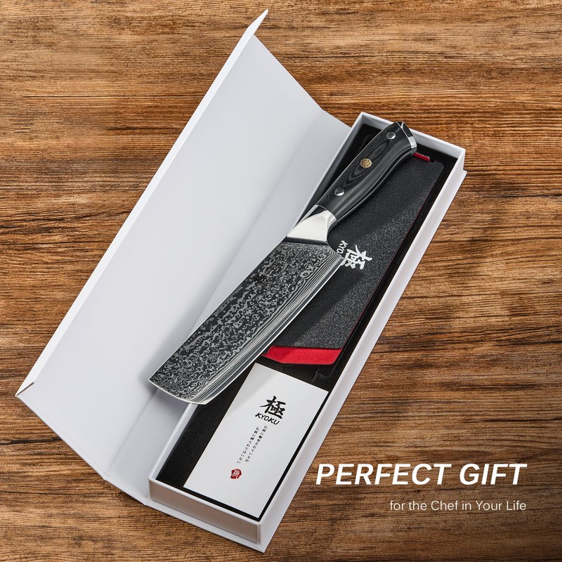 KYOKU Nakiri Knife - 7" - Shogun Series - Japanese