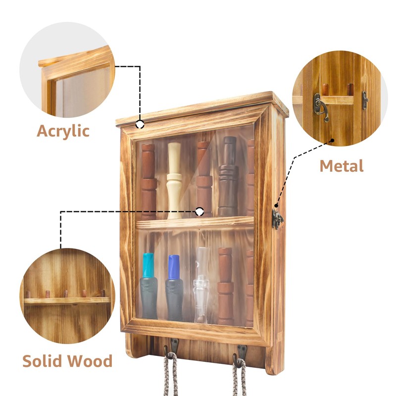 for Duck Call and Lanyard Display Rack - Storage Case
