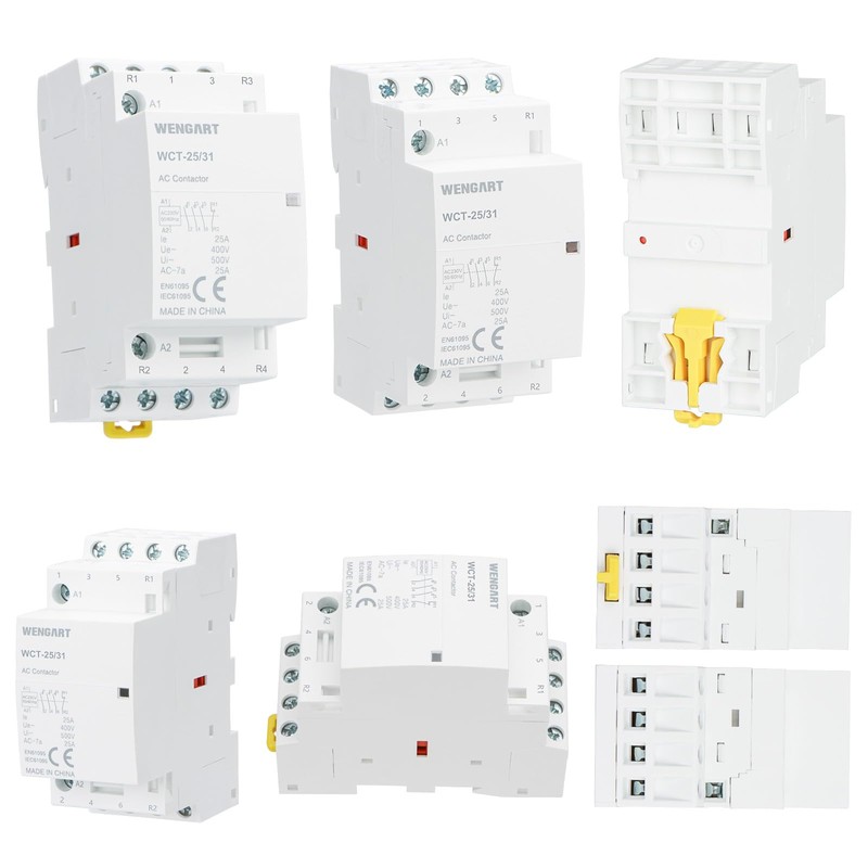 Wengart Household Contactor WCT-25, 3NO1NC, AC230V 25A, Precise Control, High