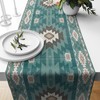 Ethnic Southwestern Table Runner,Navajo Tribal Native American Boho Geometric Pattern