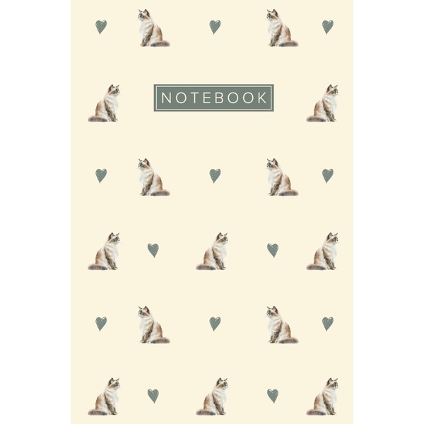 Ragdoll Cat Notebook: Cute Aesthetic Lined Journal for Ragdoll Cat