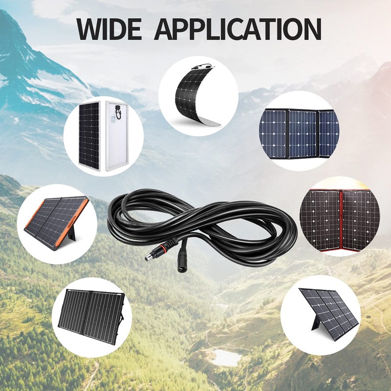 SolarEnz DC 8mm ExtensionCable 10Ft DC Power Plug for Solar