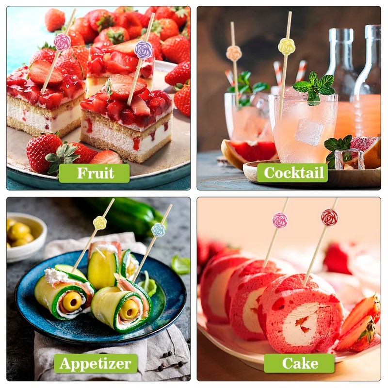 8Cocktail Picks, Wooden Cocktail Sticks, Cocktail Picks, Cocktail Picks, Cocktail