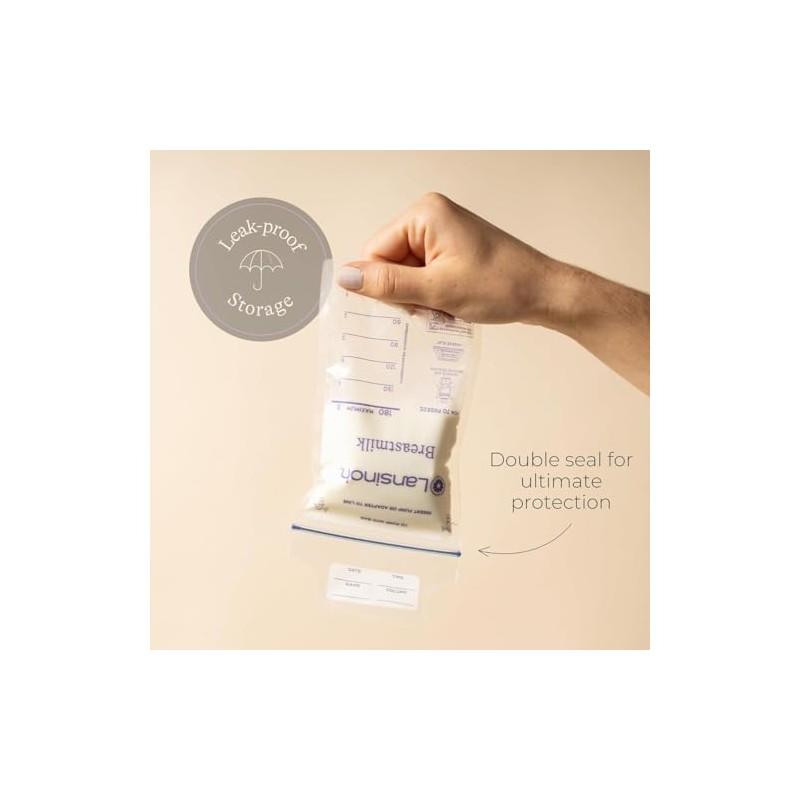 25 Bolsas para almacenar leche materna