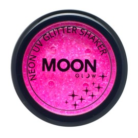 Moon Glow - Neon UV Glitter Shaker 5g Magenta – Glows Brightly Under UV Lighting!