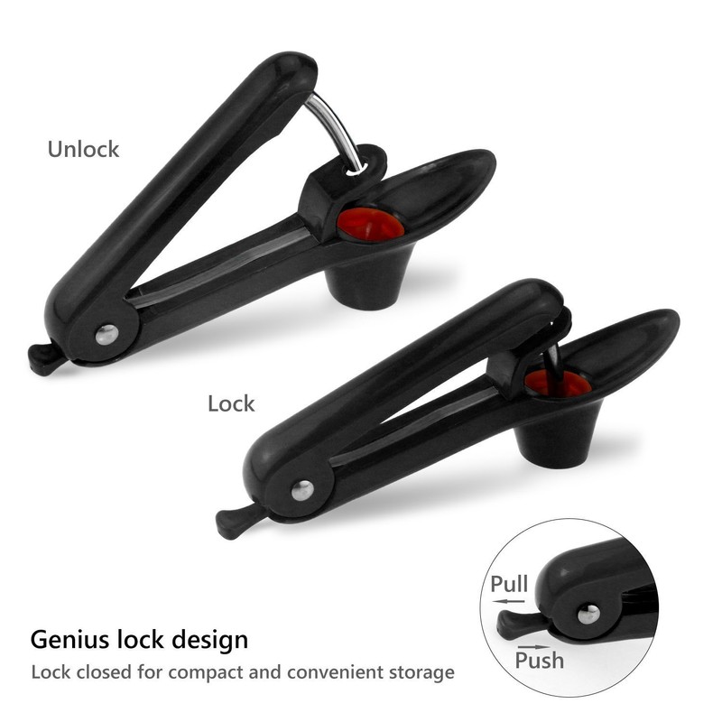 (Black) - Cherry Pitter Tool Olive Stoner Core Stone Removal
