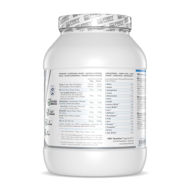 Frey Nutrition Protein 96 750 g Tub 1124