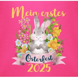 Shirtracer - Baby Bodysuit Long Sleeve Girl Boy - Easter Gifts Easter - My First Easter Festival 2025, 2 Fuchsia, 6-12 months
