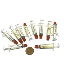 10 Pieces BXR Silver Thermal Grease CPU gpu Heatsink Compound Paste Syringe B24