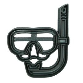 AJT SCUBA DIVING SNORKEL MASK SPORTS COOKIE CUTTER MADE IN USA PR5387