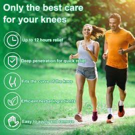 60 Pieces Heat Patches, Quick Lasting Patches Lumbar Heat, Effective Herbs Osteoarthritis Knee, Back, Neck and Aching Muscles