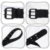Iridsmole Double Grommet Canvas Belts for Men, Nylon Webbing Belts