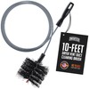 Brushtech Dryer Vent Cleaning Brush - 10-Foot Flexible Duct Cleaning