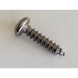 Robtec 200pcs Stainless Steel Phillips Pan Head Sheet Metal Screws  #4 X 1/2''