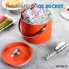 Ice Bucket (3 Liter) Stainless Steel Double Wall Insulated Ice