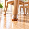Round Silicone Chair Leg Caps for Floor Protection – 16