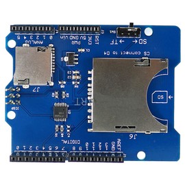 Hailege Stackable SD Card and TF Card Shield SD Card Shield UNO R3