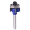 Mesee 4-Teeth R1 Round Over Router Bit, 1/4 Inch Shank