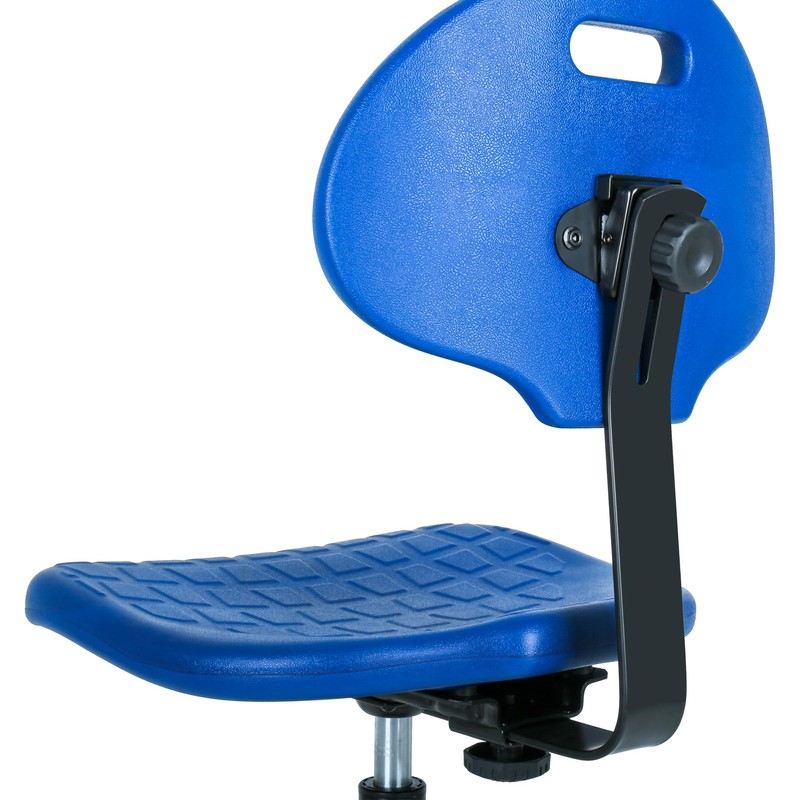 TAKE UR SEAT® Deluxe Polyurethane Lab Stool Chair, 5" Adjustable,