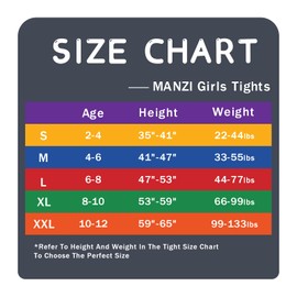 MANZI Girls Tights fleece Opaque Soft School Tights Warm Children 2-13 Year 2 pairs(Black,XL)