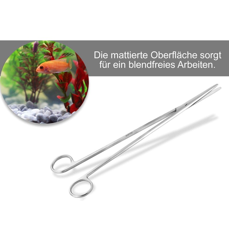 Professional Aquarium / Terrarium / Plant Shears Straight Design Stainless