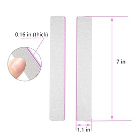 21pcs Emery Board Nail File,100/180 Grit Finger Nail Files for Acrylic and Gel Nails