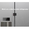 Refrigerator Adhesive Locks Double Button Fridge Door Lock with Key,