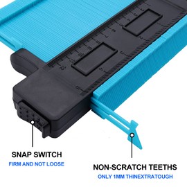 Medidores de Contorno, Regla de Contorno, Herramienta de Perfil Lun kuo chi-Blue