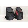 "E-Z Roll" Light-Weight Cat and Dot Pet Backpack Carrier (Black)