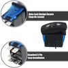 X AUTOHAUX Fan Override Rocker Switch 5Pin On-Off Blue LED