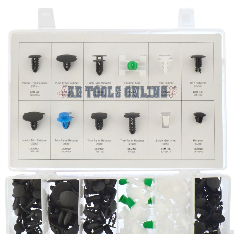 Fiat Trim Clip Assortment Set Retaining Retainer Grommet Clips Fixings
