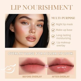 Bálsamo nutritivo de mantequilla brillante para labios, ligero, antiadherente, juego de cuidado de labios de larga duración