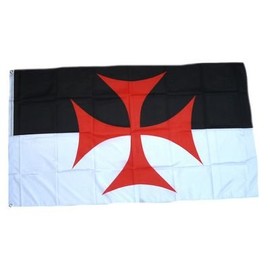 Knights Templar Cross Flag 90 x 150 cm