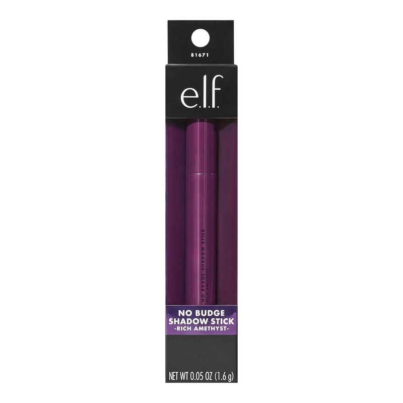 e.l.f. No Budge Shadow Stick, Longwear, Smudge-Proof Eyeshadow, Twist-up Design