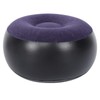 01 Inflatable Flocking Chair, Foldable Indoor Outdoor Round Portable Inflatable
