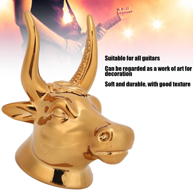 Guitar Hook Steel Bull Head Shape Universal Wall Mount Display