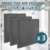 3pcs Carbon Filter Replacement Compatible with Vevor Air Scrubber ZHP2301-550/