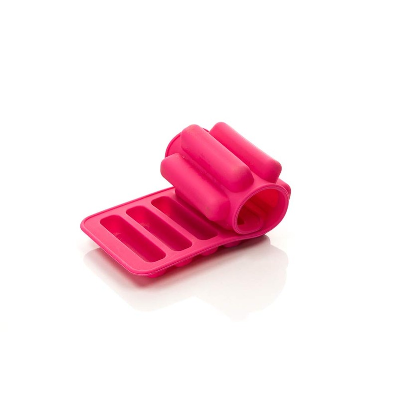 SE 10 Ice Stick Red Silicone Tray for Narrow Mouthed