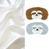 1 Pcs Eye Mask for Sleeping, Funny Blindfold, Soft Silk