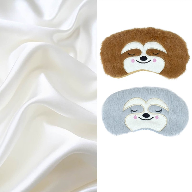 1 Pcs Eye Mask for Sleeping, Funny Blindfold, Soft Silk